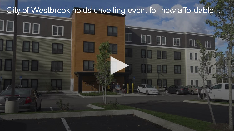 City of Westbrook holds unveiling event for new affordable housing units - article